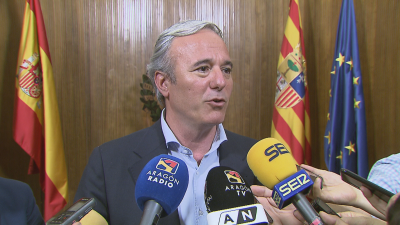 Jorge Azcón, alcalde de Zaragoza.