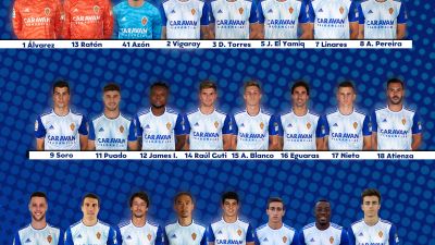 Convocatoria del Real Zaragoza para el duelo ante el Rayo Vallecano.