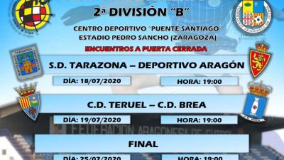Este es el calendario de la fase de ascenso a Segunda B para los equipos aragoneses.