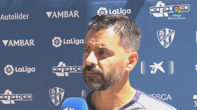 Míchel Sánchez en rueda de prensa