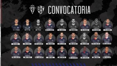Míchel convoca a toda la plantilla para la última jornada. Foto: SD Huesca.