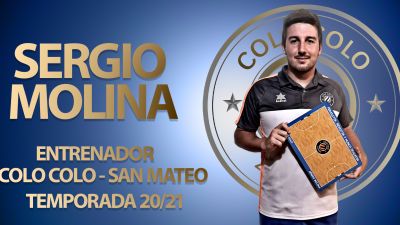 Molina, nuevo entrenador del Colo Colo - San Mateo. Foto: Twitter.