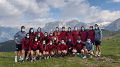 La plantilla de la SD Huesca en junio / Foto: SDHuesca Femenino