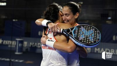 Las gemelas Sánchez Alayeto tras la victoria de este domingo