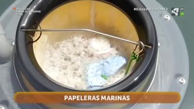 Papeleras marinas