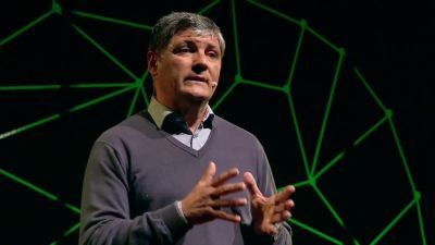 Toni Nadal durante una de sus charlas