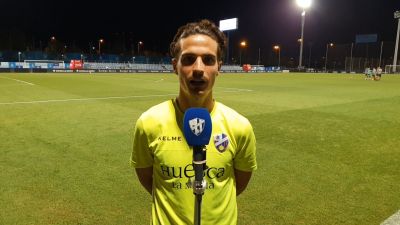 Jaime Seoane en zona mixta
