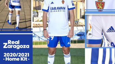 Primera equipación del Real Zaragoza para el curso 2020/2021