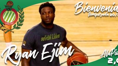 Ryan Ejim se incorpora al Levitec Huesca. Foto: Peñas Huesca.