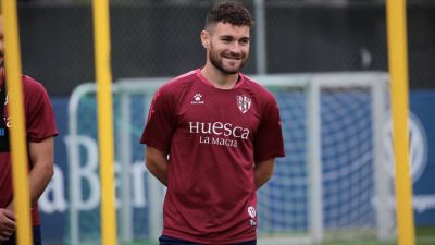 Galán, en un instante de la sesión de entrenamiento de este viernes.