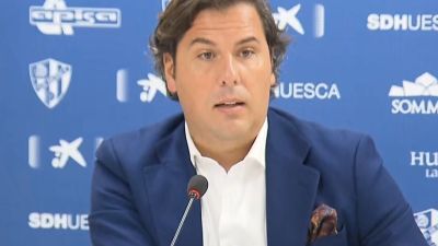 Rubén García durante la rueda de prensa