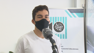 Pablo Gella durante la presentación.
