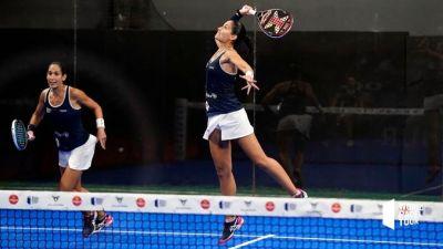 Mapi y Majo durante el Open de Valencia