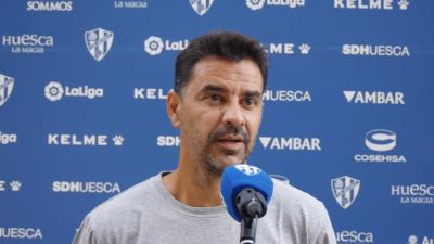 Míchel Sánchez en rueda de prensa