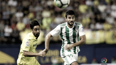 Antonio Barragán durante un encuentro con el Real Betis