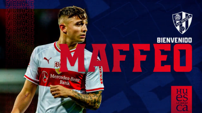 Pablo Maffeo, nuevo jugador de la SD Huesca.