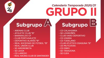 Este es el calendario de los equipos aragoneses de Segunda B esta temporada.