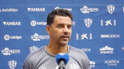 Míchel Sánchez en rueda de prensa