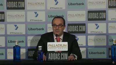 Diego Ocampo durante la rueda de prensa de este viernes