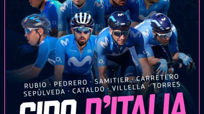 Este es el equipo con el que el Movistar Team acudirá al Giro de Italia.