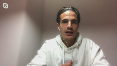 Jaime Seoane durante la entrevista en El Futbolín.