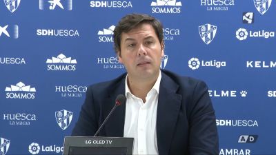 Rubén García durante la rueda de prensa de este jueves