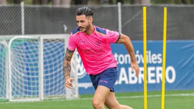Antonio Valera durante un entrenamiento