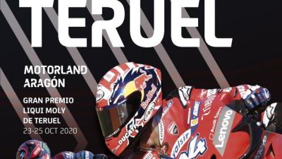 Cartel del GP de Teruel que se disputa este fin de semana en Alcañiz.