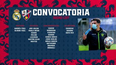 Convocatoria de 22 futbolistas