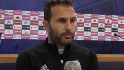 Rubén Baraja en la rueda de prensa previa al partido frente el Mallorca