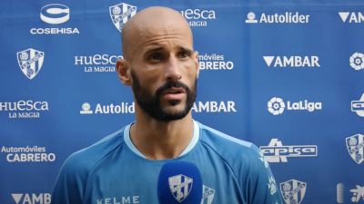 Mikel Rico, jugador de la SD Huesca. Foto: SD Huesca.