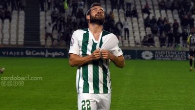 Sebas Moyano en un encuentro con el Córdoba. Foto: Córdobacf.com