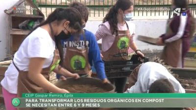 Taller escolar de compostaje