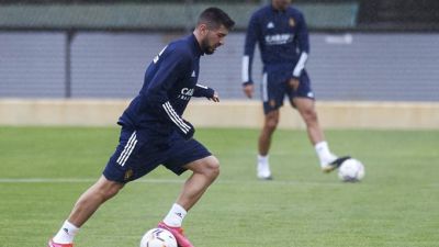 Giorgi Papunashvili, positivo en coronavirus. Foto: Real Zaragoza.