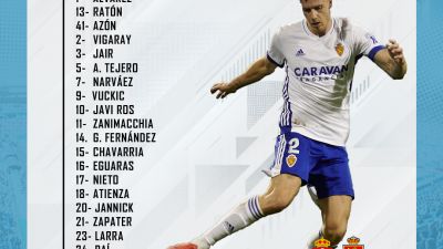 Convocatoria Real Zaragoza