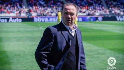 Juan Ignacio Martínez, en un partido al frente del Levante. Imagen: LaLiga.