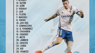 Convocatoria del Real Zaragoza