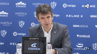 Pacheta durante la rueda de prensa.