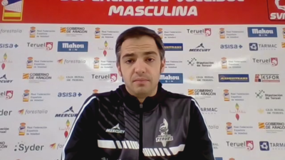 Miguel Rivera, entrenador del CV Teruel.