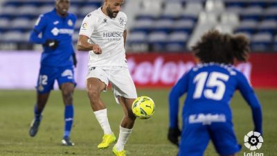 Mikel Rico durante el encuentro ante el Getafe