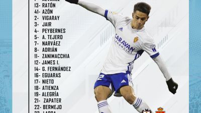 Convocatoria Albacete - Real Zaragoza