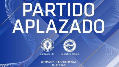 El Zaragoza CFF no jugará ante el líder mañana domingo.