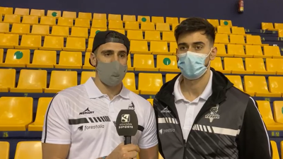 Pablo Bugallo y Filip Gavenda, jugadores del CV Teruel
