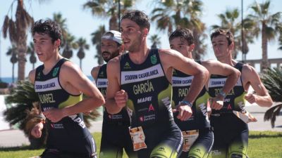 Imagen de una prueba de triatlón de Stadium Casablanca