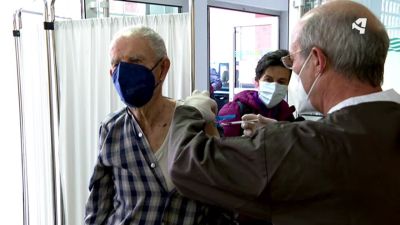 Comienza la vacunación de mayores de 80 años