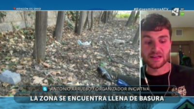 Limpiar las riberas del Río Huerva