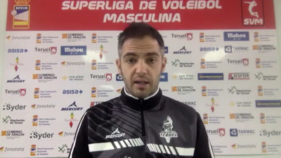 Miguel Rivera, entrenador del CV Teruel.