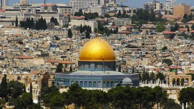 Fotografía aérea de Jerusalén