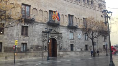 Fachada del Tribunal Superior de Justicia de Aragón