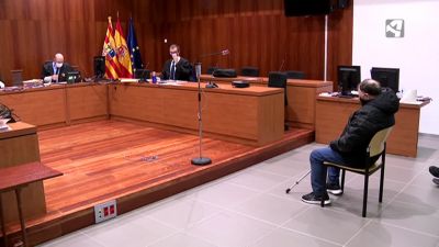Imágenes en la Audiencia Provincial de Zaragoza